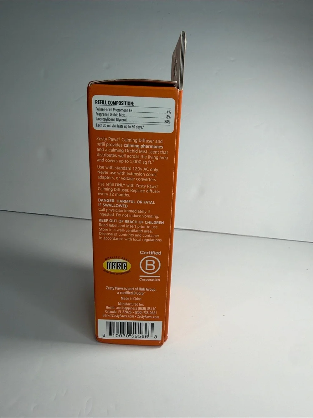 Calming Diffuser for Cats - Orange